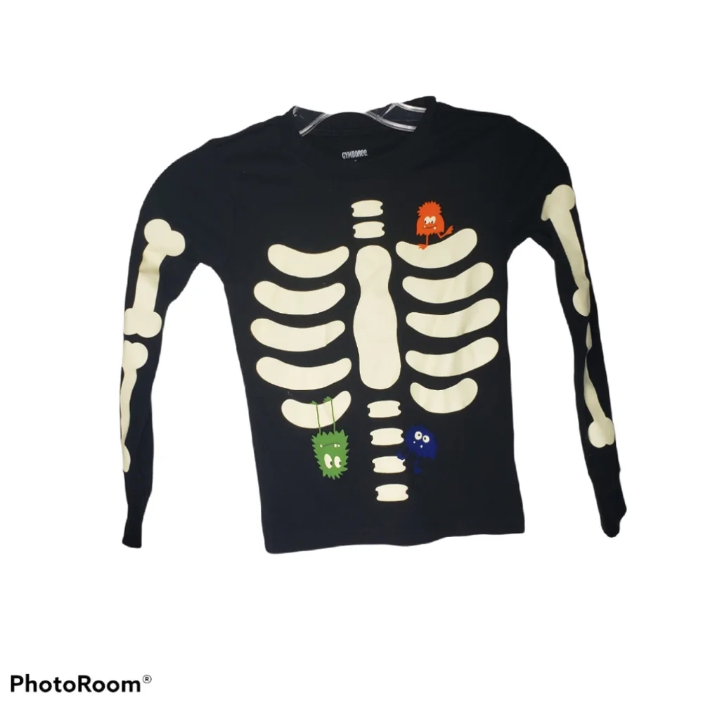 Black Gymboree Skeleton Top